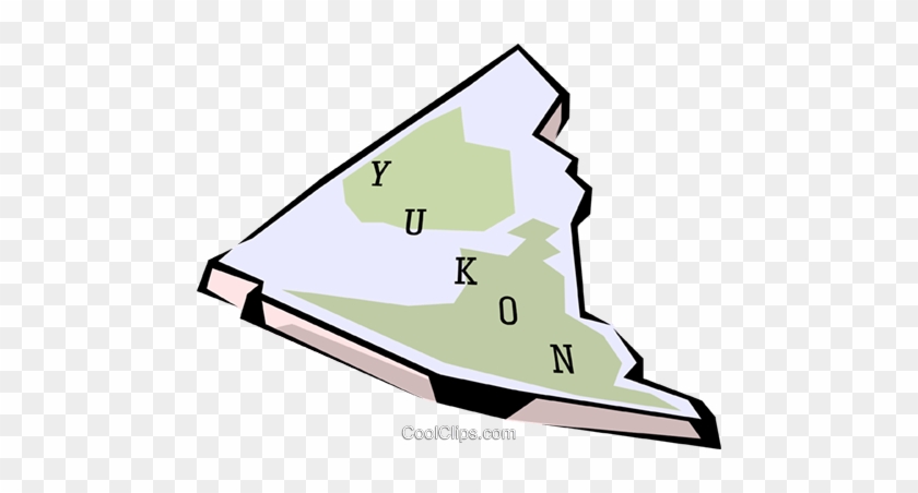 Yukon Map Royalty Free Vector Clip Art Illustration - Yukon Map Royalty Free Vector Clip Art Illustration #1169612