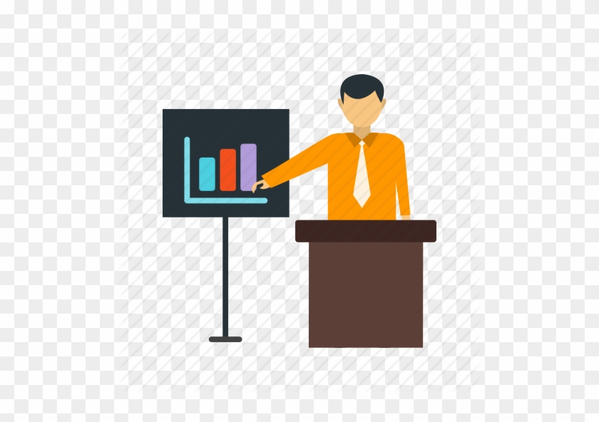 Executive Presentation Training Iconfinder Humans Flat - Business #1171097