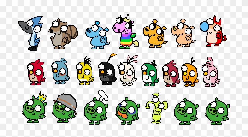 Cartoon Characters In Fg Style By Jared33 - Pig #1171660