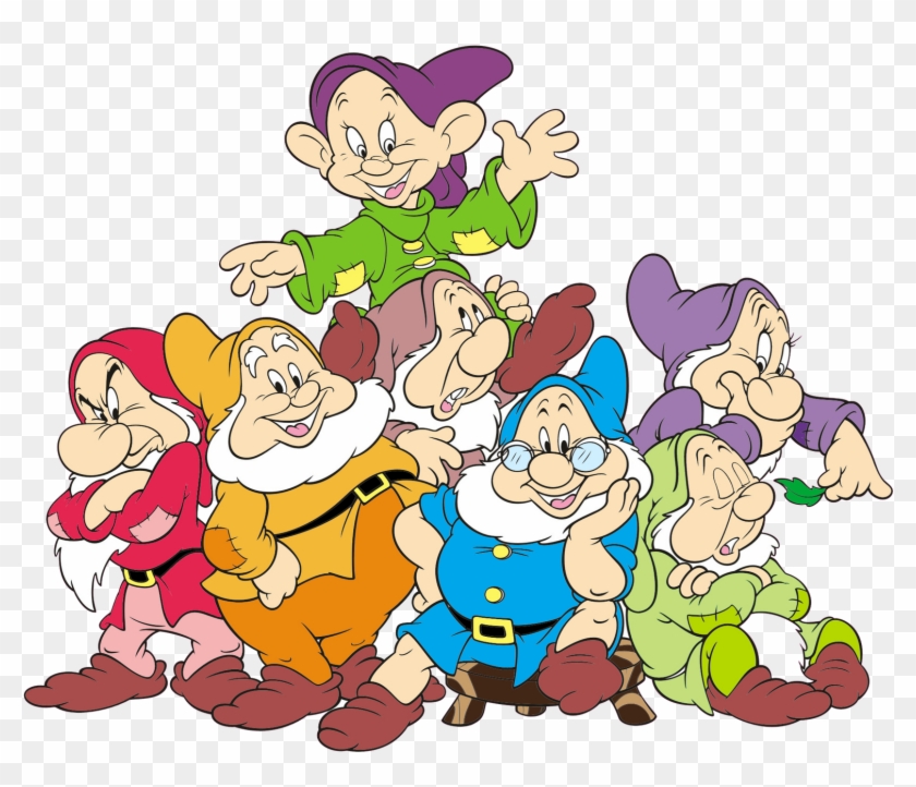 Snow White Evil Queen Seven Dwarfs Dopey Grumpy Os Sete Anões Png Full Size Png Clipart 