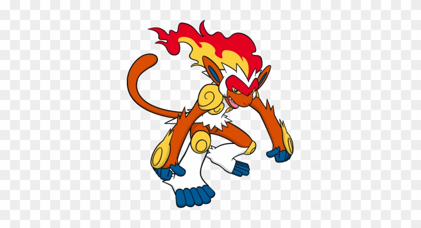 Artwork Infernape Ken Sugimori, Artwork Infernape Dream - Infernape Dream World #1173595