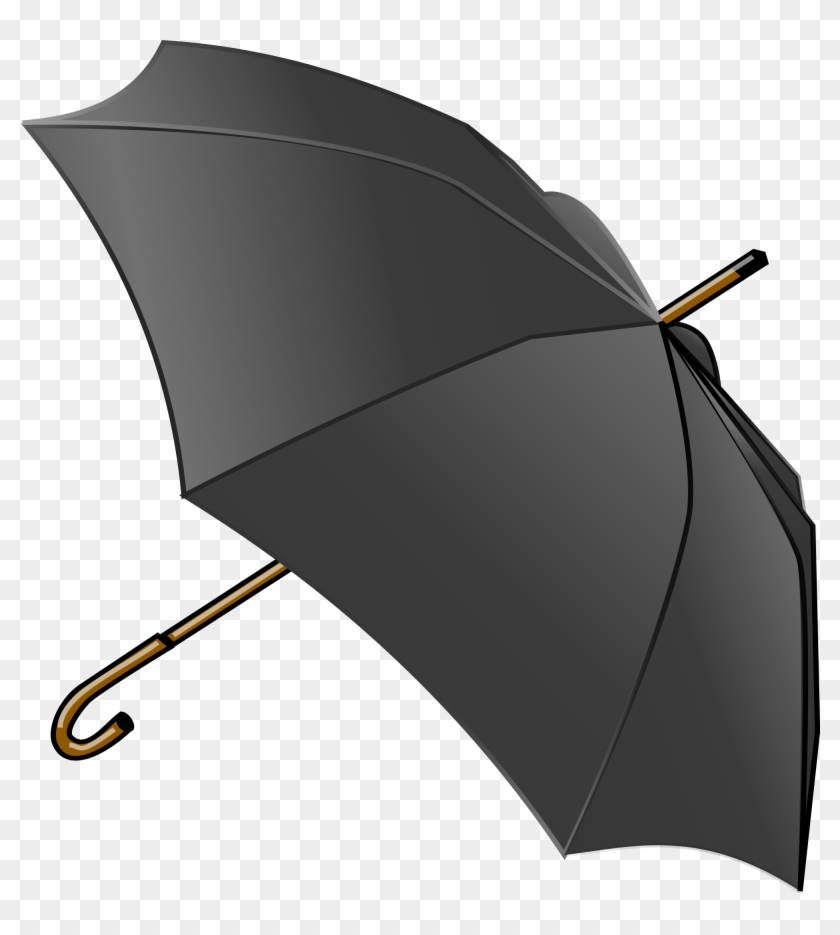 Umbrella Clipart Payong - Black Umbrella Clipart #1173843