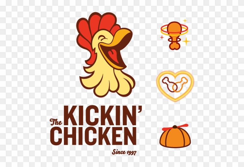 Vector Or Clip Art - Kickin Chicken #1175072