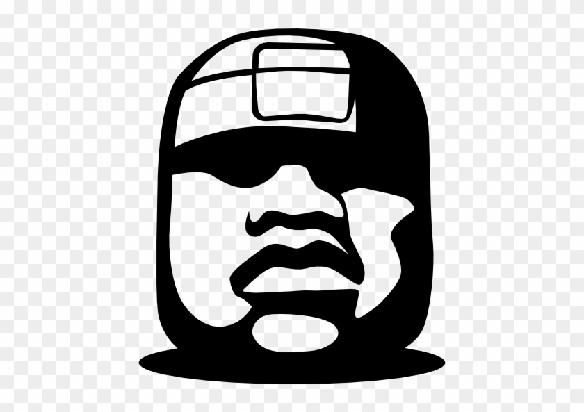 Olmec Colossal Head Free Icon - Olmeca Png #1175414