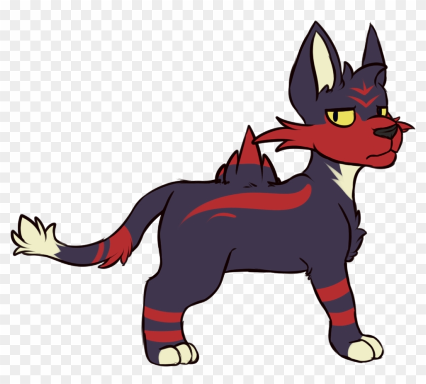 Shadow The Litten By Piecreature - Cartoon #1175602