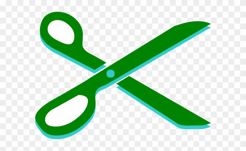 Green Scissors Clipart 2 By Nicole - Scissors Clip Art #1175750