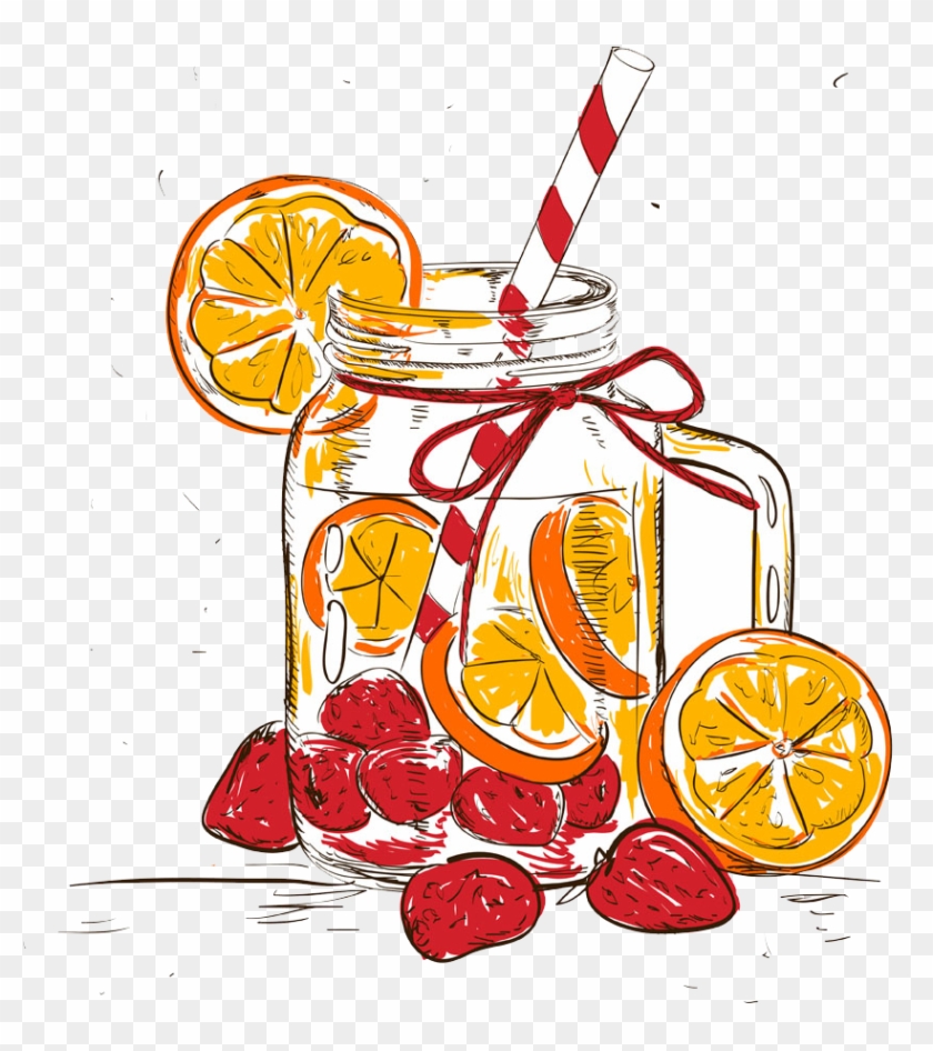 Smoothie Sangria Detoxification Illustration - Illustration #1177039