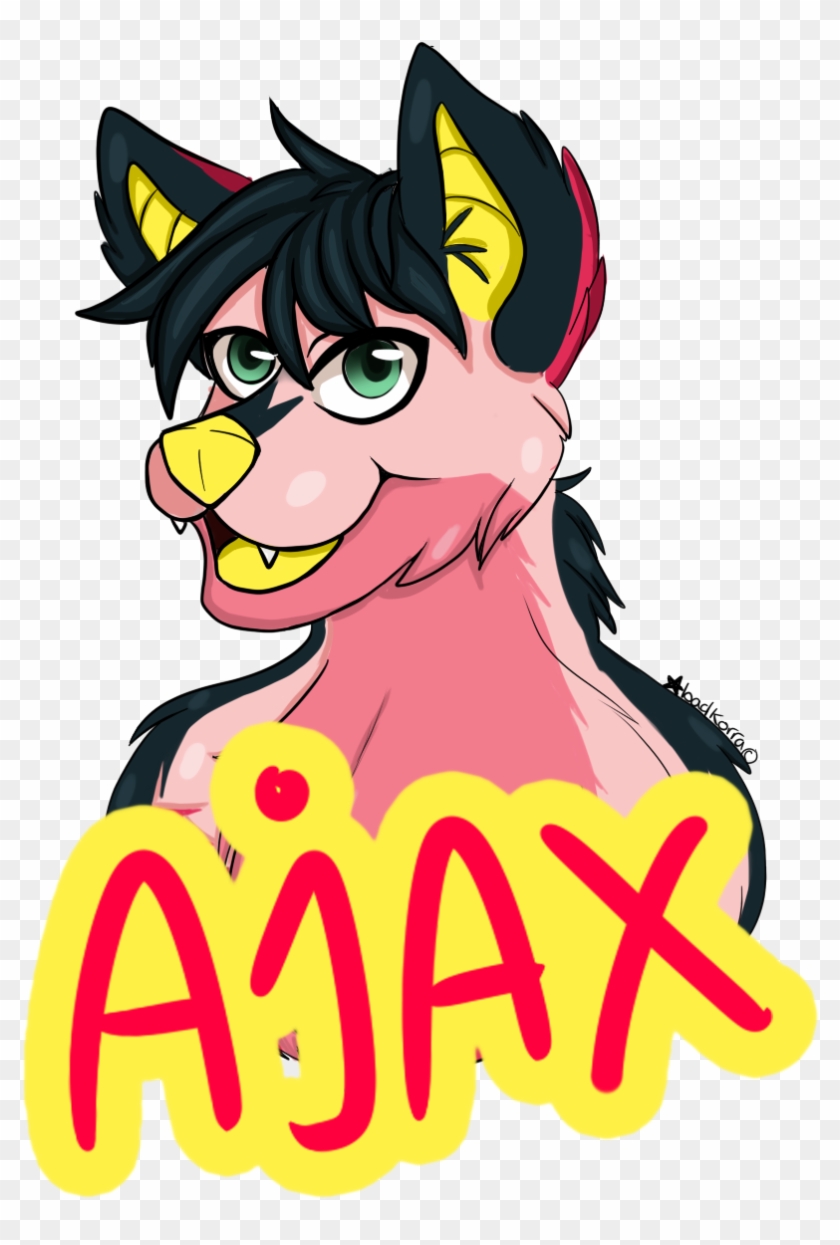 Ajax Fursuit Badge By Badkorra Ajax Fursuit Badge By - Cartoon #1177181