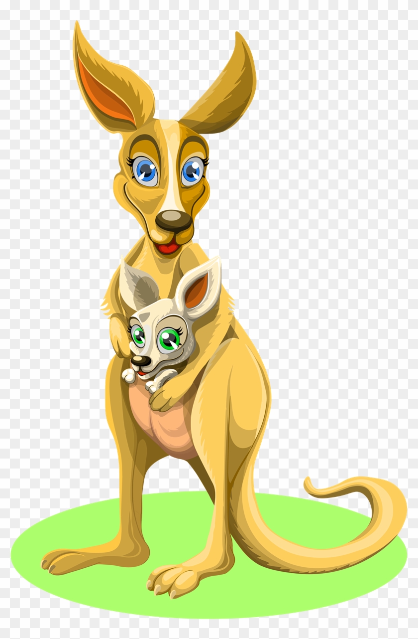 Clip Art Kangaroo - Imagen De Un Canguro #1177265