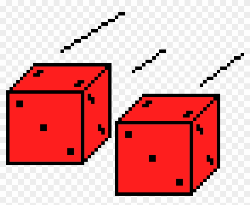 Cartoon pair of dice Royalty Free Vector Image