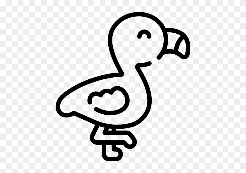 Flamingo Free Icon - Line Art #1178676