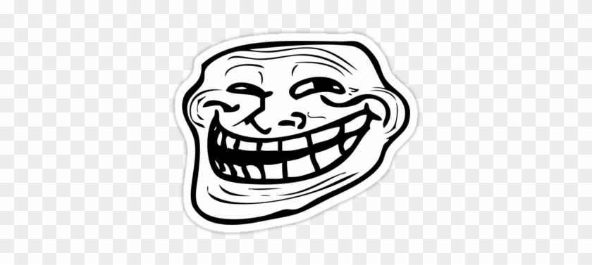 Excited Troll Face Internet Meme Decal Sticker – Decalfly