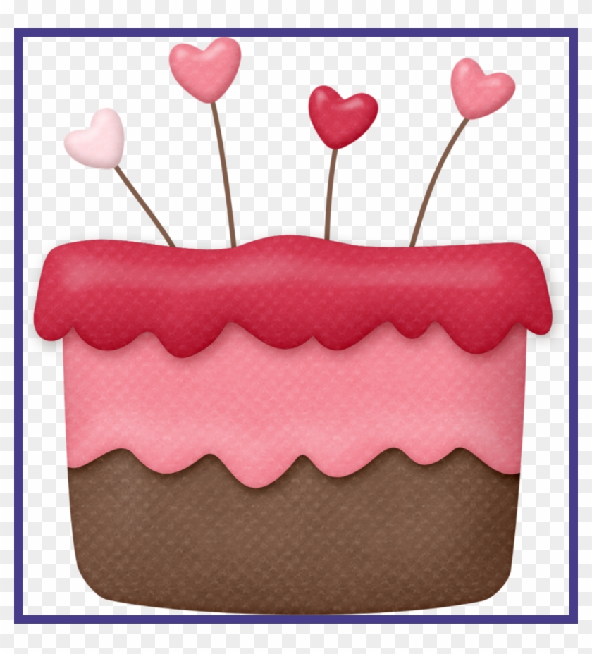 Stunning Ch Strawberry Kisses Valentine U Day Stickers - Cake #1180595