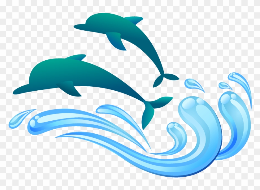 Drop Symbol Clip Art - Free Dolphin Symbol #1180906