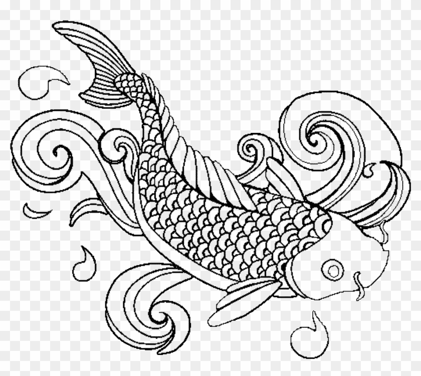 easy coloring pages of fish  fish colouring pages for