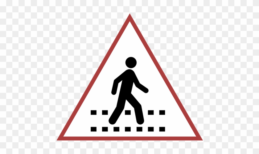 Pedestrian Crossing Ahead - Pedestrian Crossing Ahead #1184126