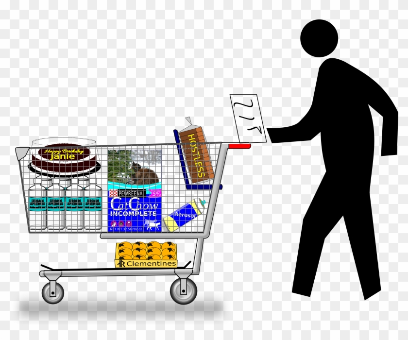 Pedestrian Shopping - Shopping Images Clip Art #1184171