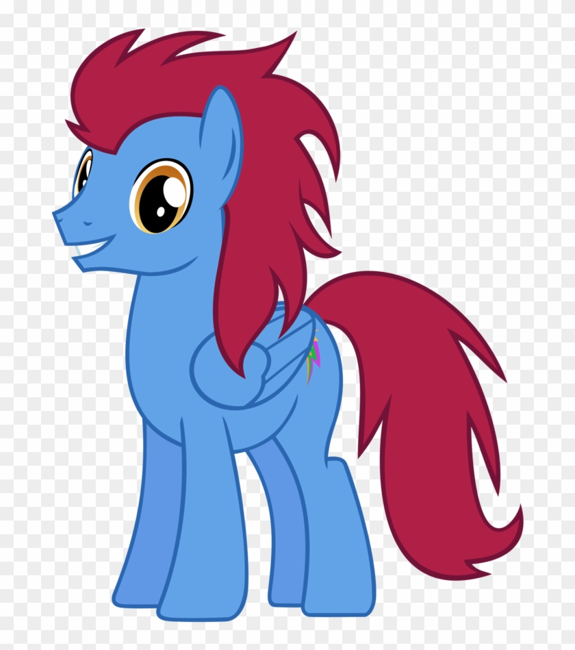 Dta Custom Oc Vector Epicbronypony By Ki - Mlp Red And Blue Oc #1184269