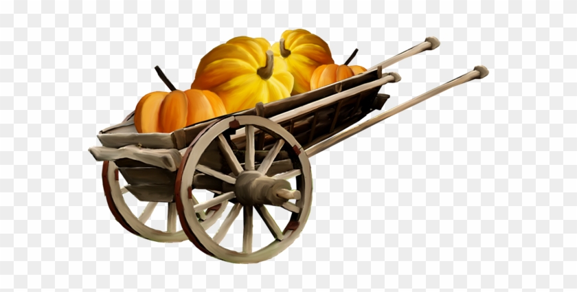 Pumpkins In Carriages - Clip Art #1185187