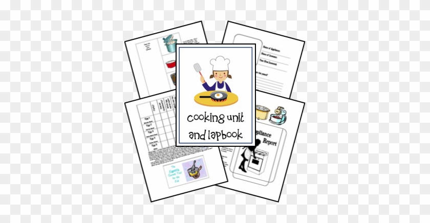 Free Cooking Unit And Lap Book Designed For Age 8-12 - Lapbook Kitchen #193557