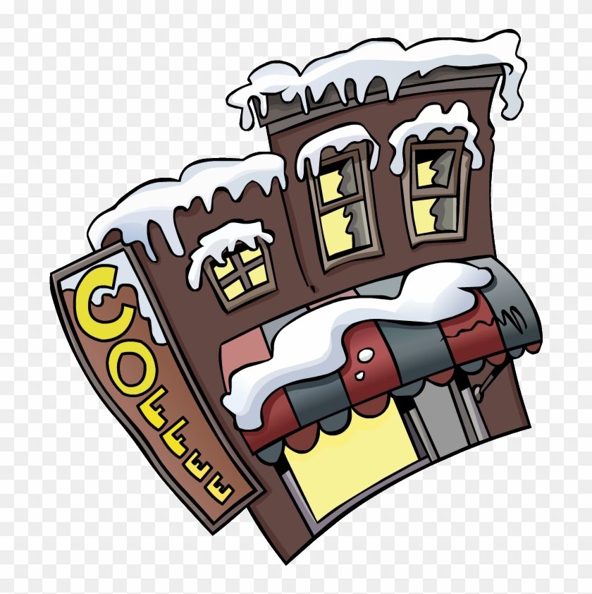Coffee - Shop - Outside - Coffee Shop Club Penguin - Free Transparent PNG  Clipart Images Download
