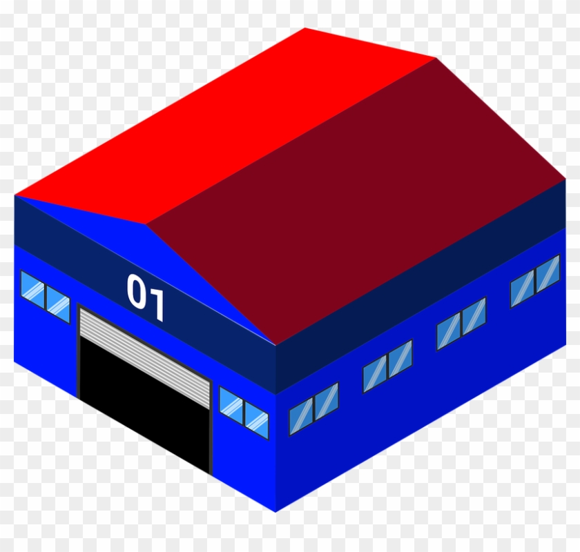 Warehouse Winery Isometric Building Free I - Warehouse #196004