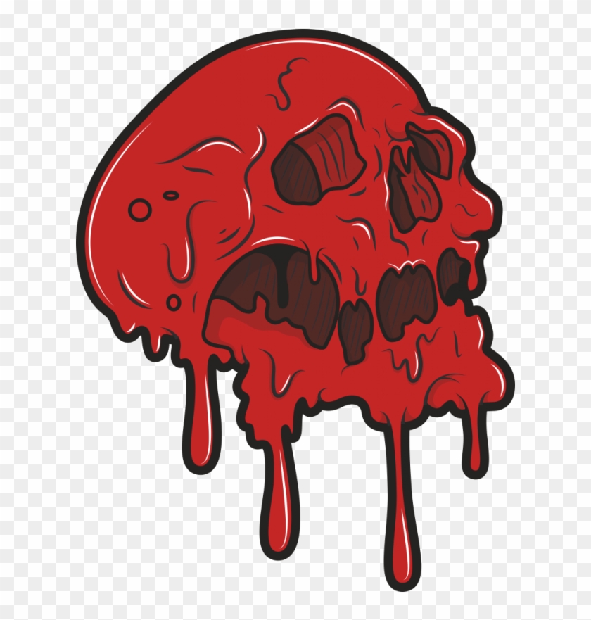 Red Skull Drawing Clip Art - Illustration #1186570