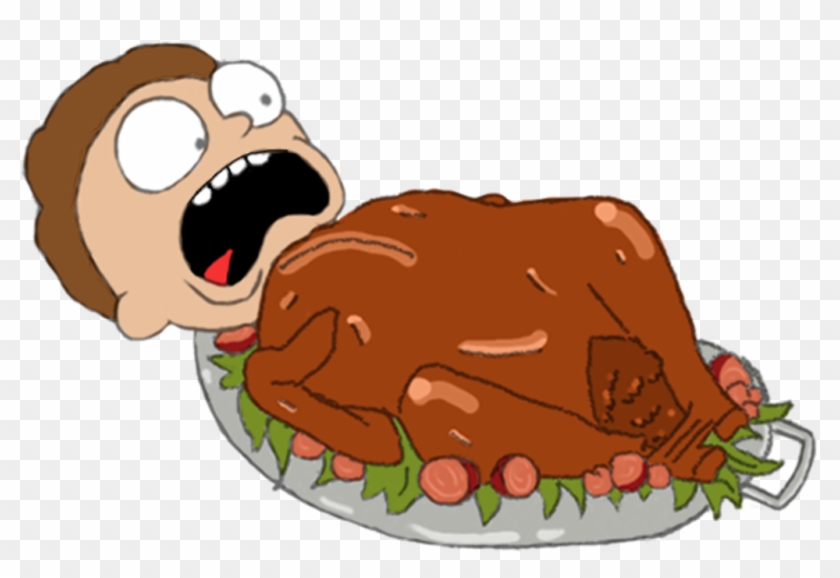 Morty Stuffed In A Turkey By Mr1van - Illustration #1187804