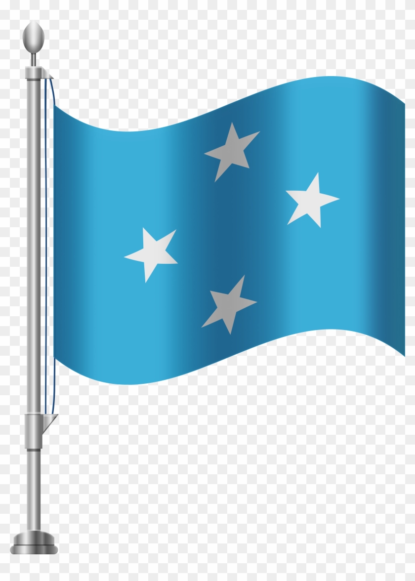 Micronesia Flag Png Clip Art - Micronesia Flag Png Clip Art #1187979