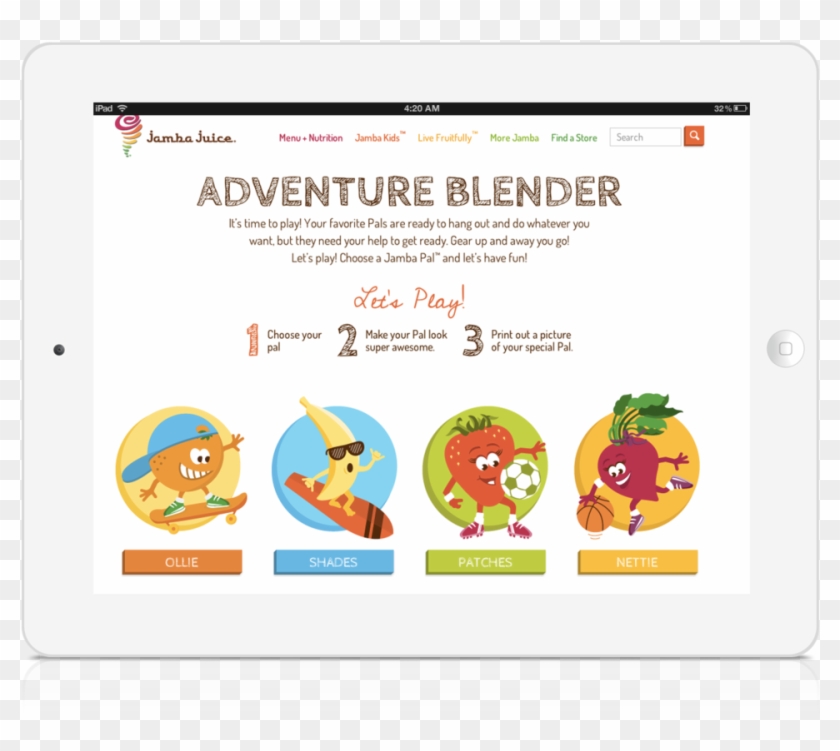 When It Was Time To Roll Out A New Kids Menu Jamba When It Was Time To Roll Out A New Kids Menu Jamba Free Transparent Png Clipart Images Download