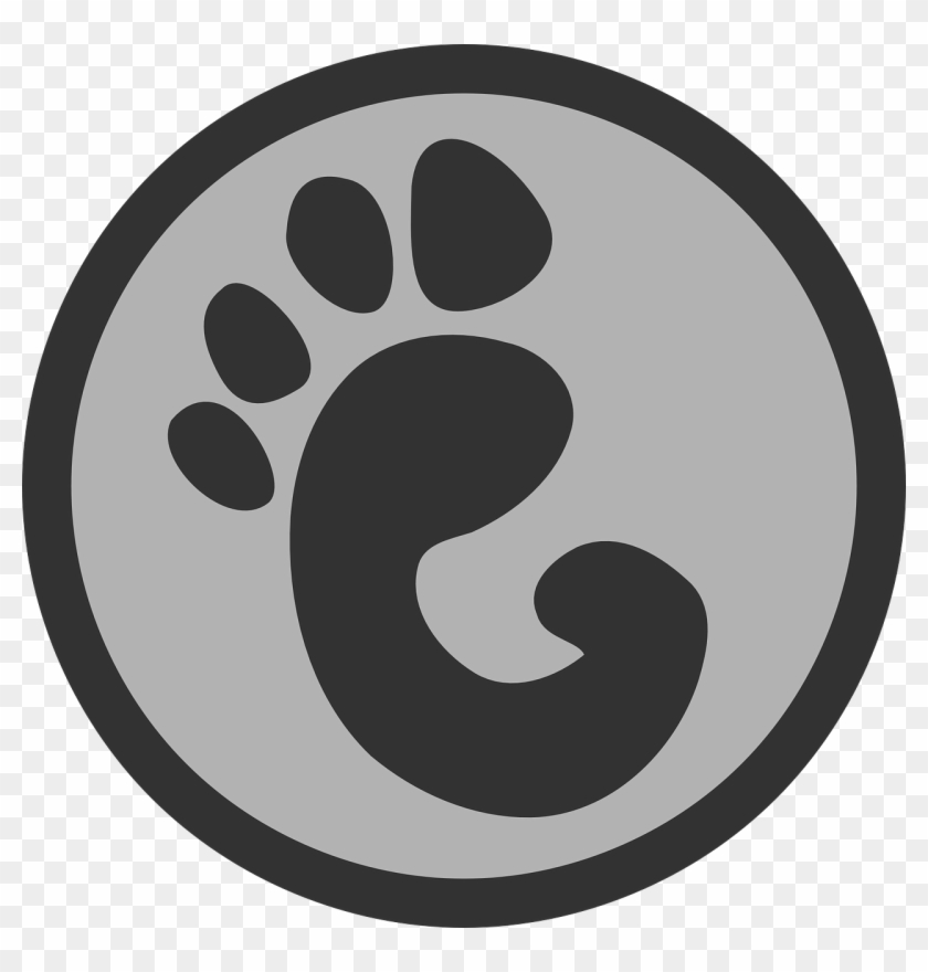 Footprint Paw Print Sign Round Png Image - Arsenal Tube Station #1190395