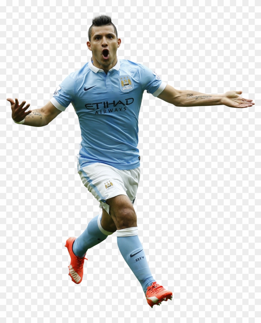 Sergio Aguero Render - Sergio Aguero 2016 Png #1190880