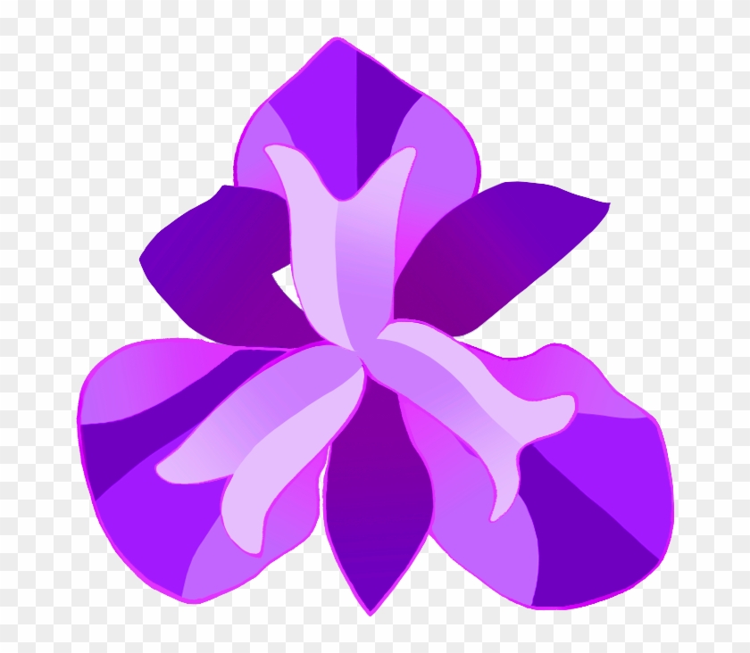 Purple Iris Clip Art #1191031