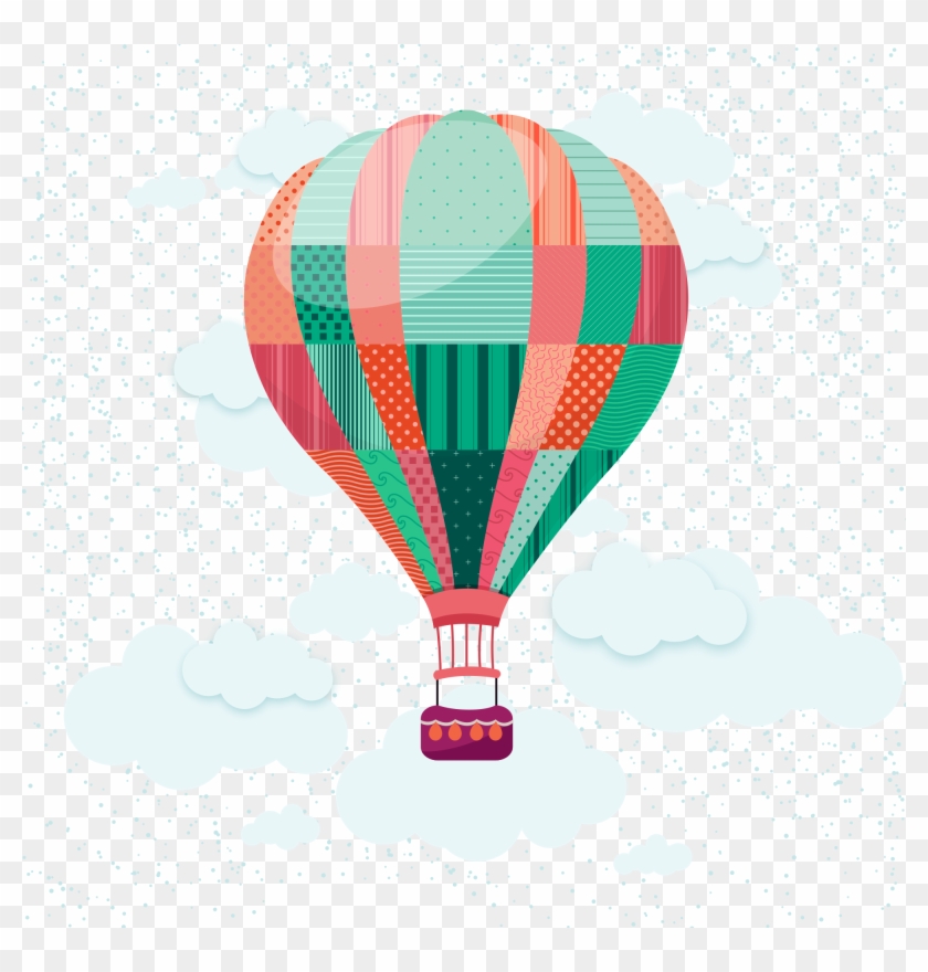 Hot Air Balloon Cartoon Clip Art - Hot Air Balloon Illustration Png ...
