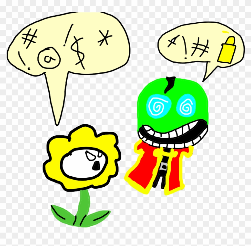 Flowey And Fawful By Theevilmorshu - Cartoon #1196077