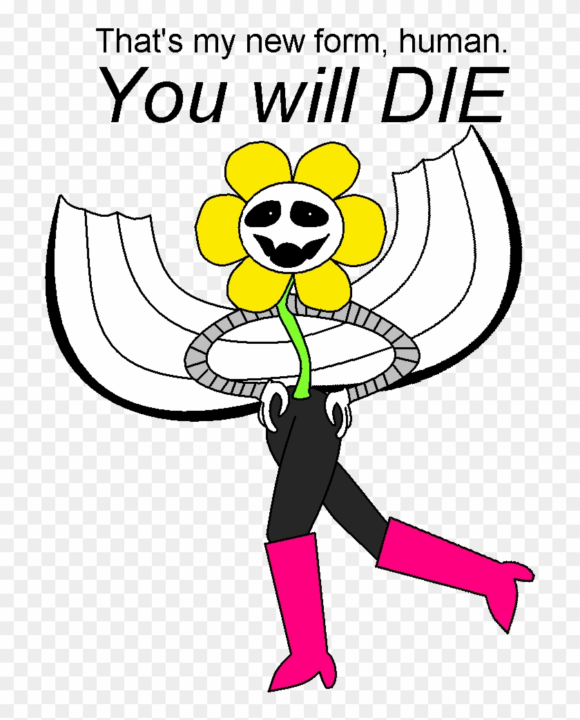 Omega Flowey Much By Afroclown - Undertale Omega Flowey Anime - Free  Transparent PNG Clipart Images Download