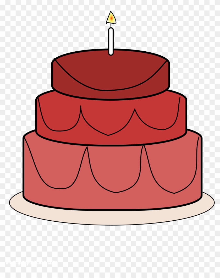 Тортик нарисованный