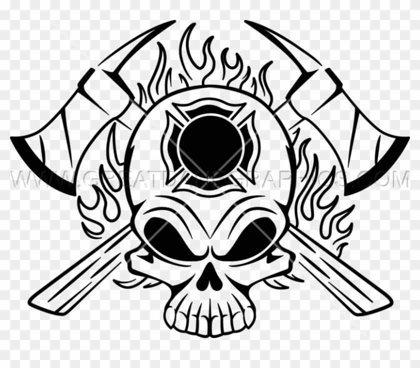 Fire Fighter Skull - Fire Fighter Skull #1197136