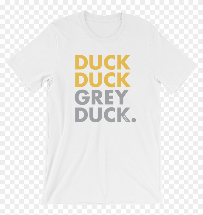 Image Of Duck Duck Grey Duck T-shirt - Active Shirt #1199899