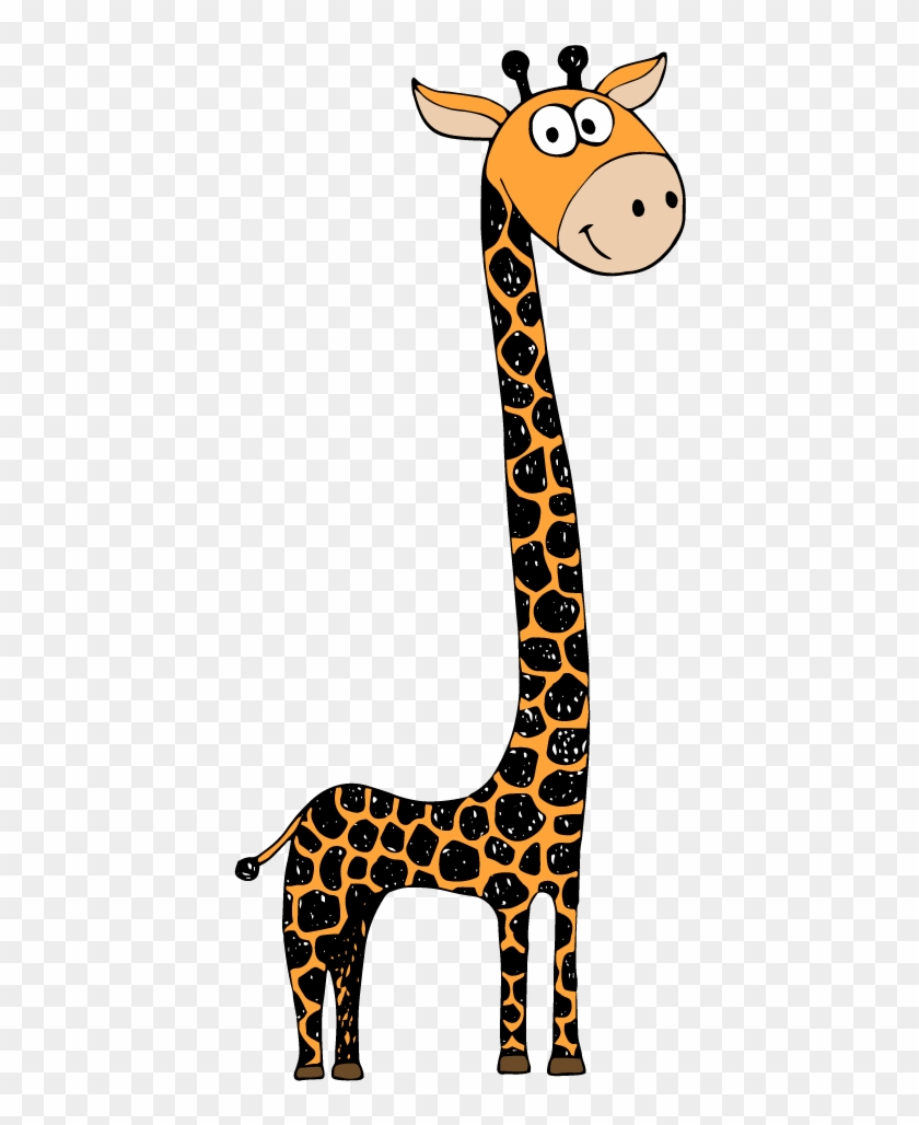 Northern Giraffe Yellow Clip Art - Giraffe #1200029