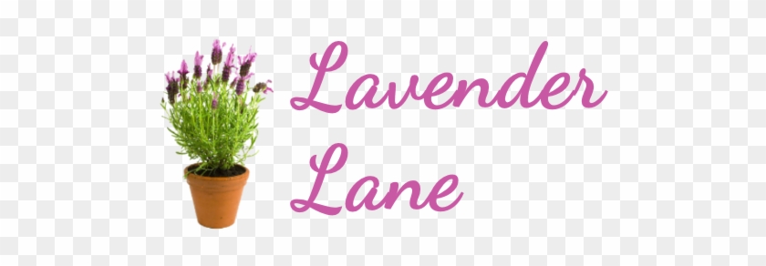 Lavender Lane Word In 'n Laventel Blou Kleur Geverf, - Cache-pot Panier En Fibre De Verre - Petit #1200144