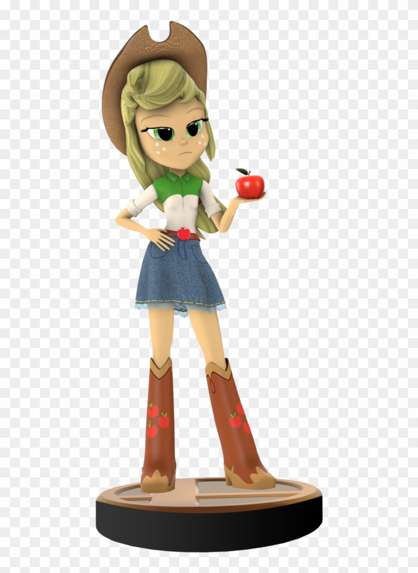 Applejack Amiibo By Flare-chaser On Deviantart - Super Smash Bros. #1200386