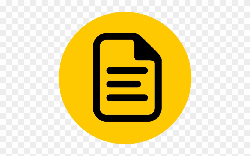 Document Button - Png Document Button #1203251