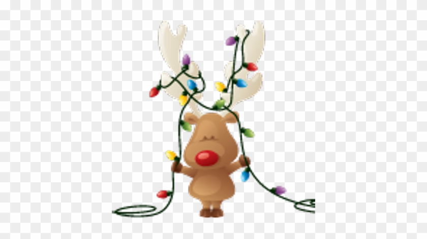 Sheboygan Xmas Light - Cheery Reindeer From All Of Us Holiday Card #1203858