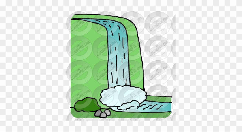 Waterfall Clipart Transparent - Waterfall Clipart #1204313