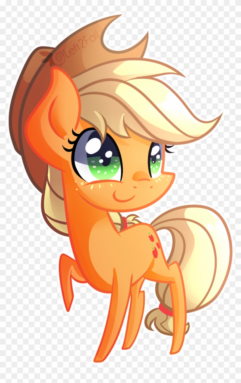 Chibi Applejack By Drawntildawn Chibi Applejack By - Mlp Chibi Applejack #1204984