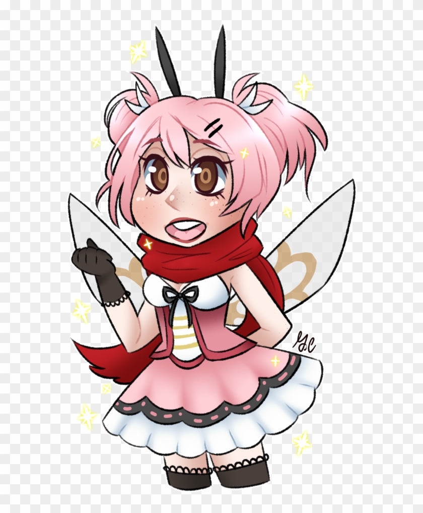 Pokemon Gijinka Goddesscyanide Ribombee Shiny Ribombee - Cartoon #1205286