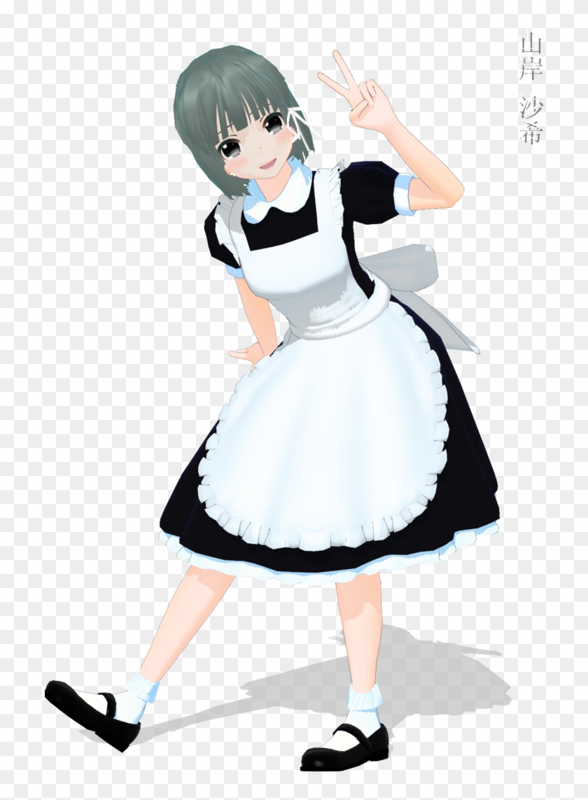 Yamagishi Saki Maid Ver Girl Free Transparent Png Clipart Images Download