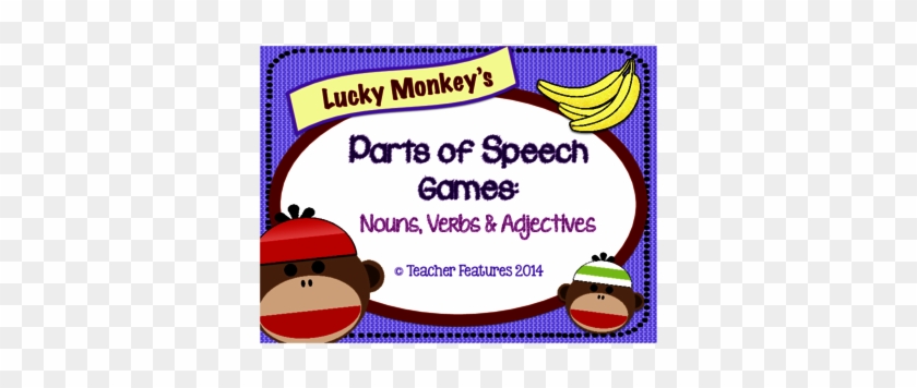 Lucky Monkeys Parts Of Speech Games - Lucky Monkeys Parts Of Speech Games #1206317