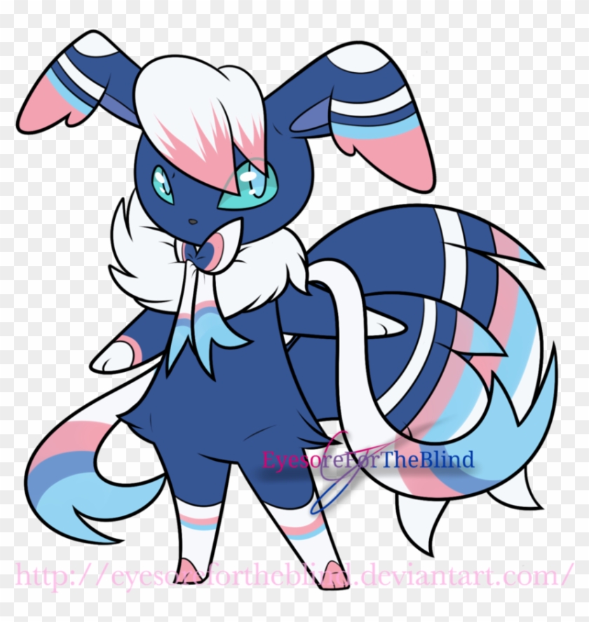 Sylveon Meowstic Fusion By Eyesorefortheblind - Sylveon Fusions #1206878